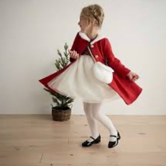 Blueberi Boulevard Festive Sparkly Dress and Matching Coat - Picture 4 of 15